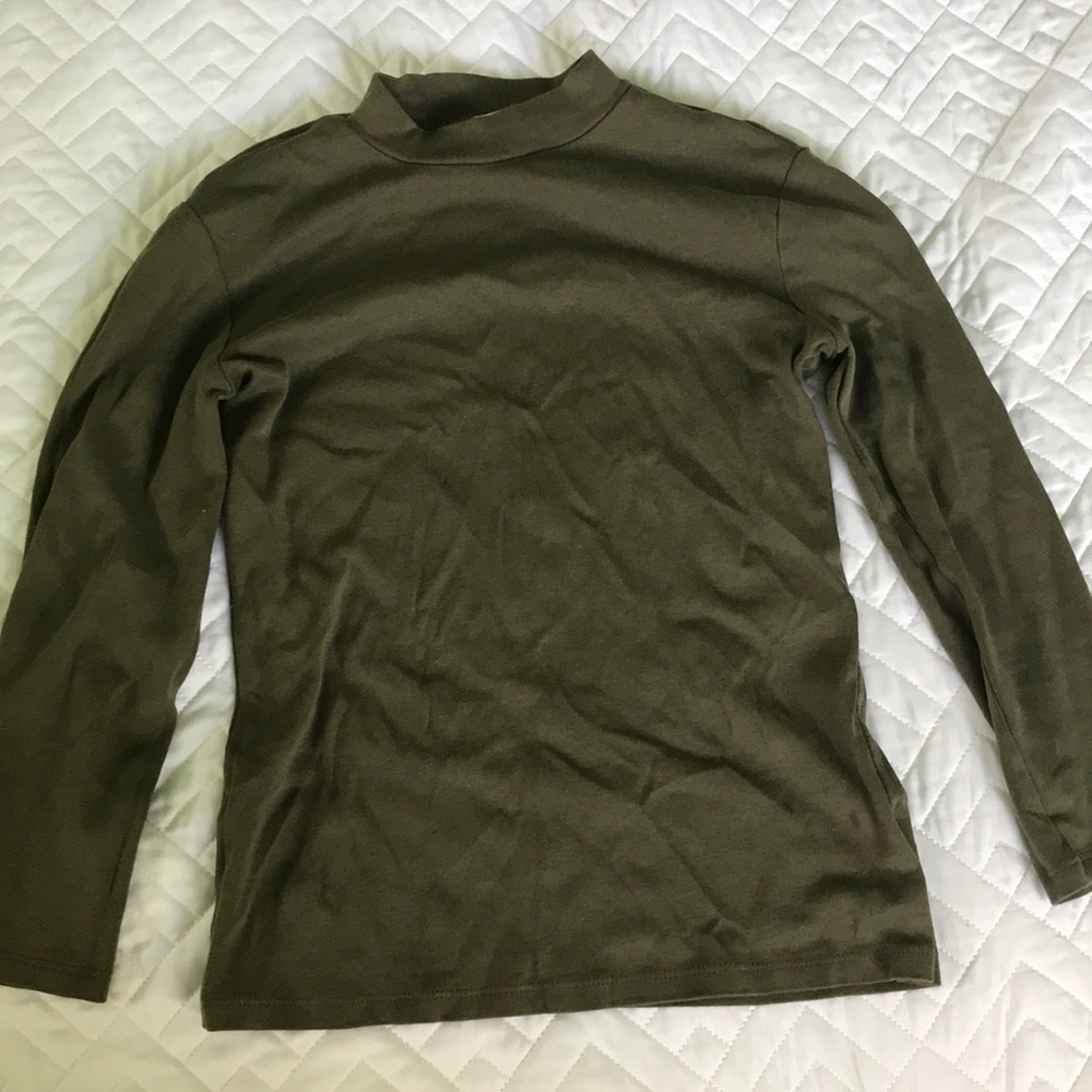 Zara Hunter green long sleeve